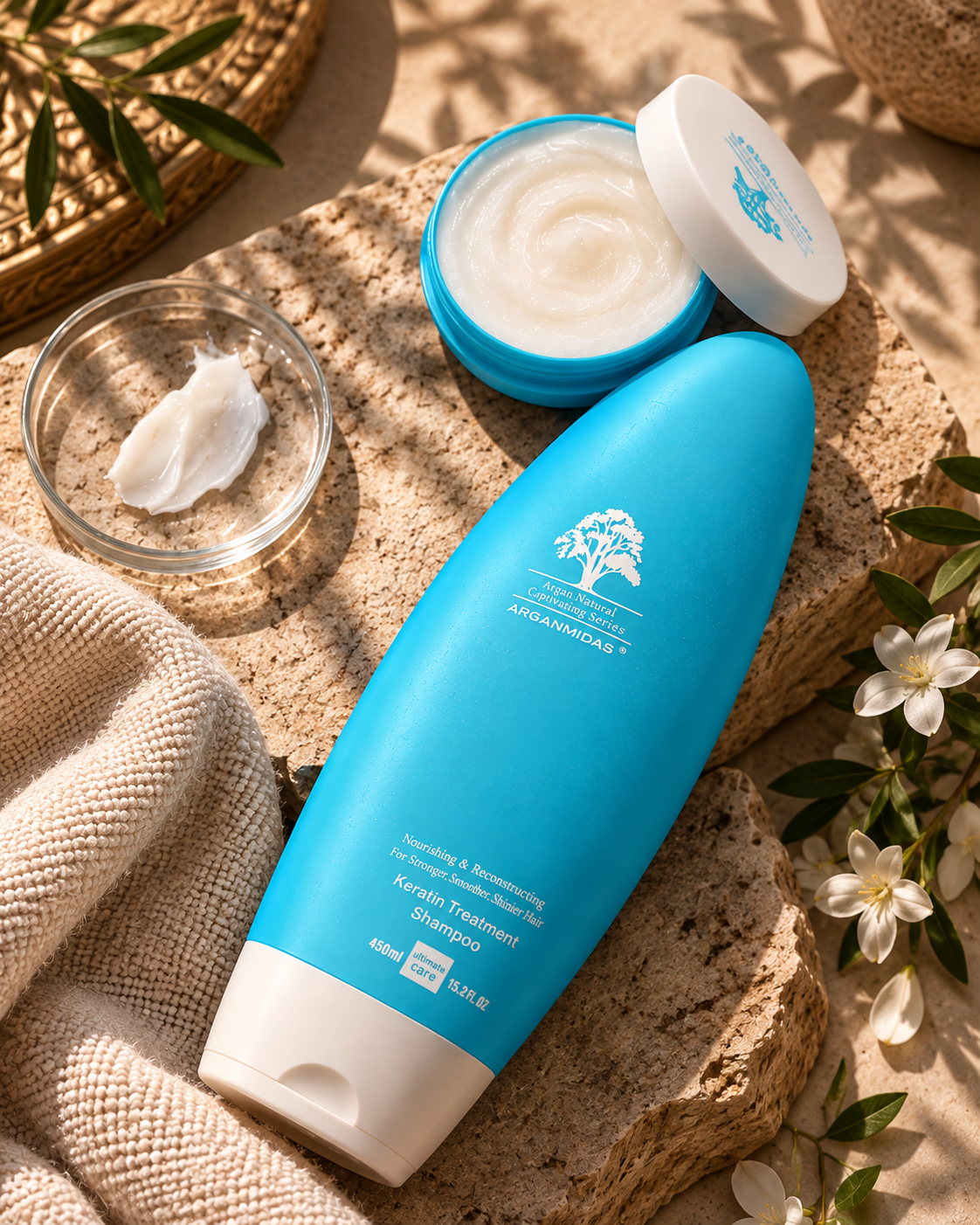 Keratin & Argan Oil Shampo-Mask