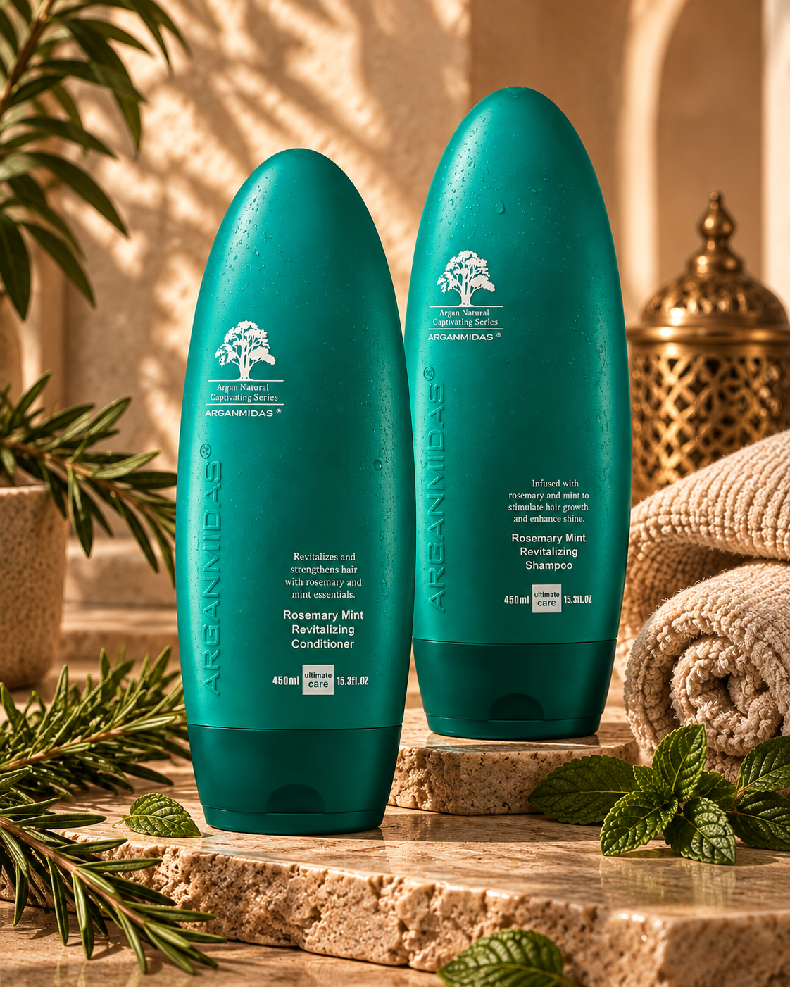 Argan Rosemary & Mint Hair Care Set